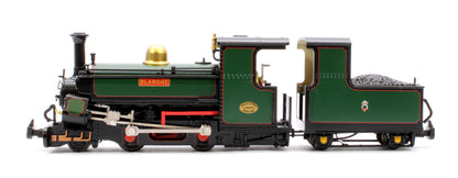 Pre-Owned Mainline Hunslet 2-4-0STT 'Blanche' Ffestiniog Railway Green Steam Locomotive - Sound Fitted