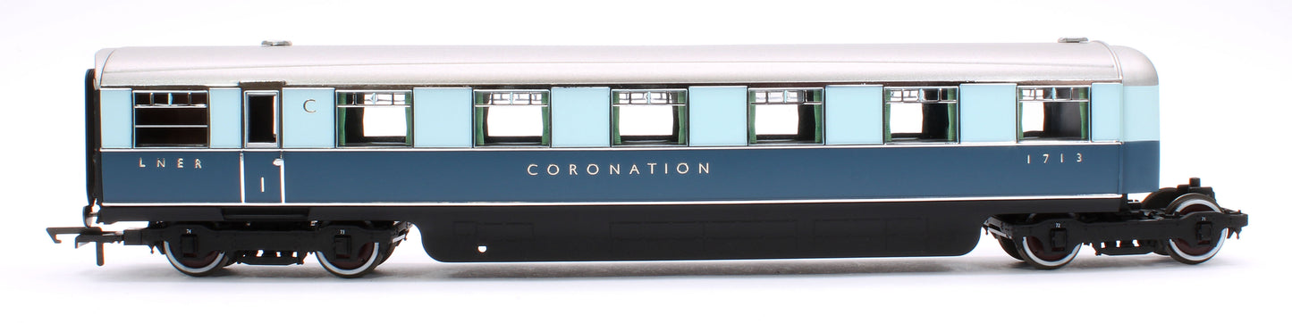 Coronation Double Open First Articulated LNER Coach Pack