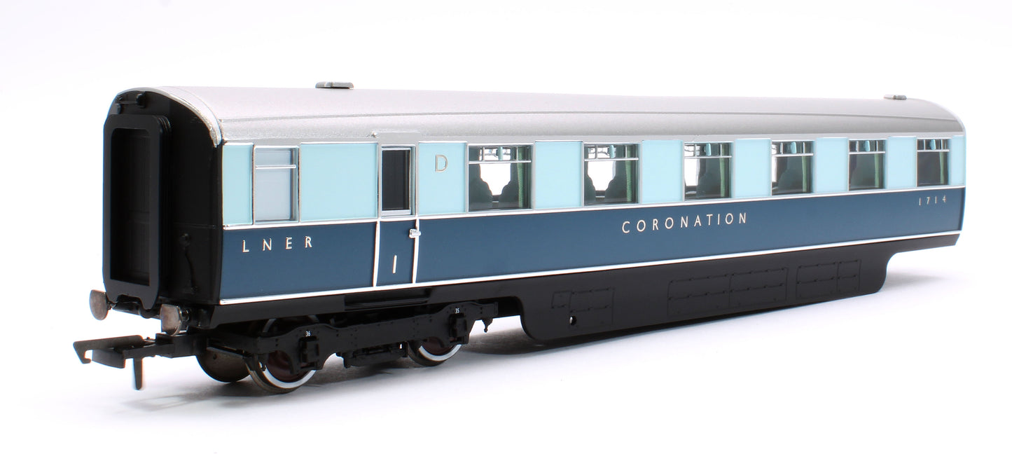 Coronation Double Open First Articulated LNER Coach Pack