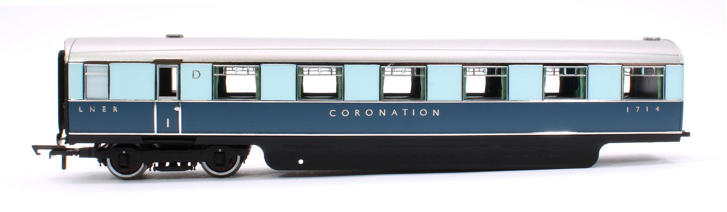 Coronation Double Open First Articulated LNER Coach Pack