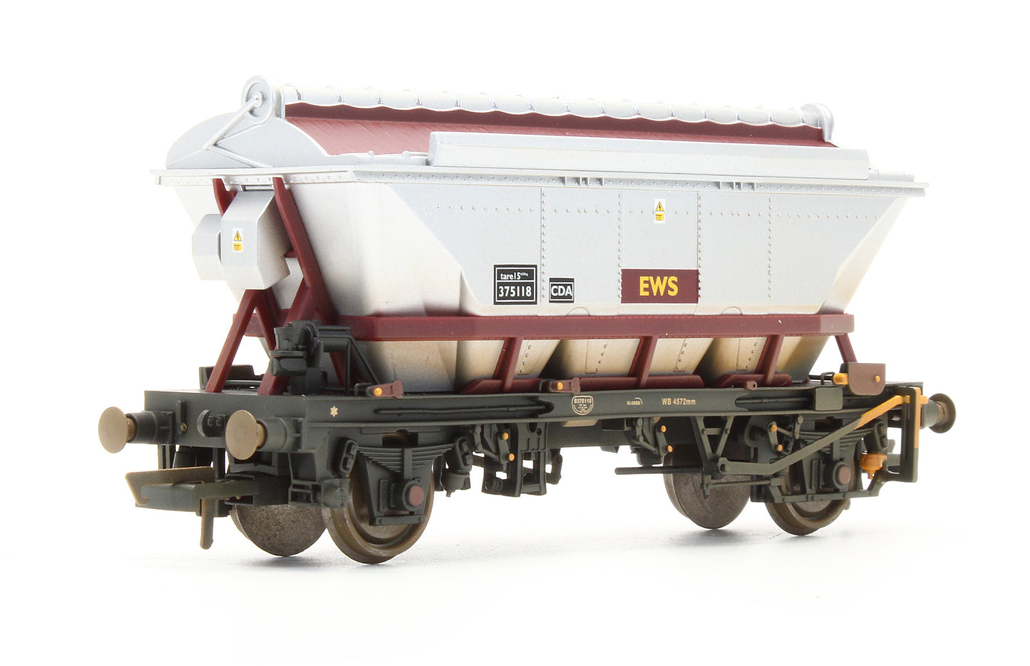 Pre-Owned EWS 2 Axle Hopper Wagon CDA No.375118 - Weathered Edition
