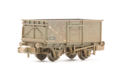 Pre-Owned 16T Steel Mineral Wagon BR Grey 'B80285' - Weathered