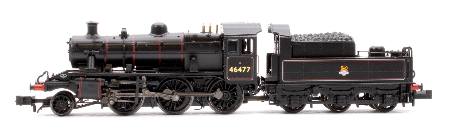 LMS Ivatt 2MT 46477 BR Lined Black (Early Emblem) Steam Locomotive - Sound Fitted