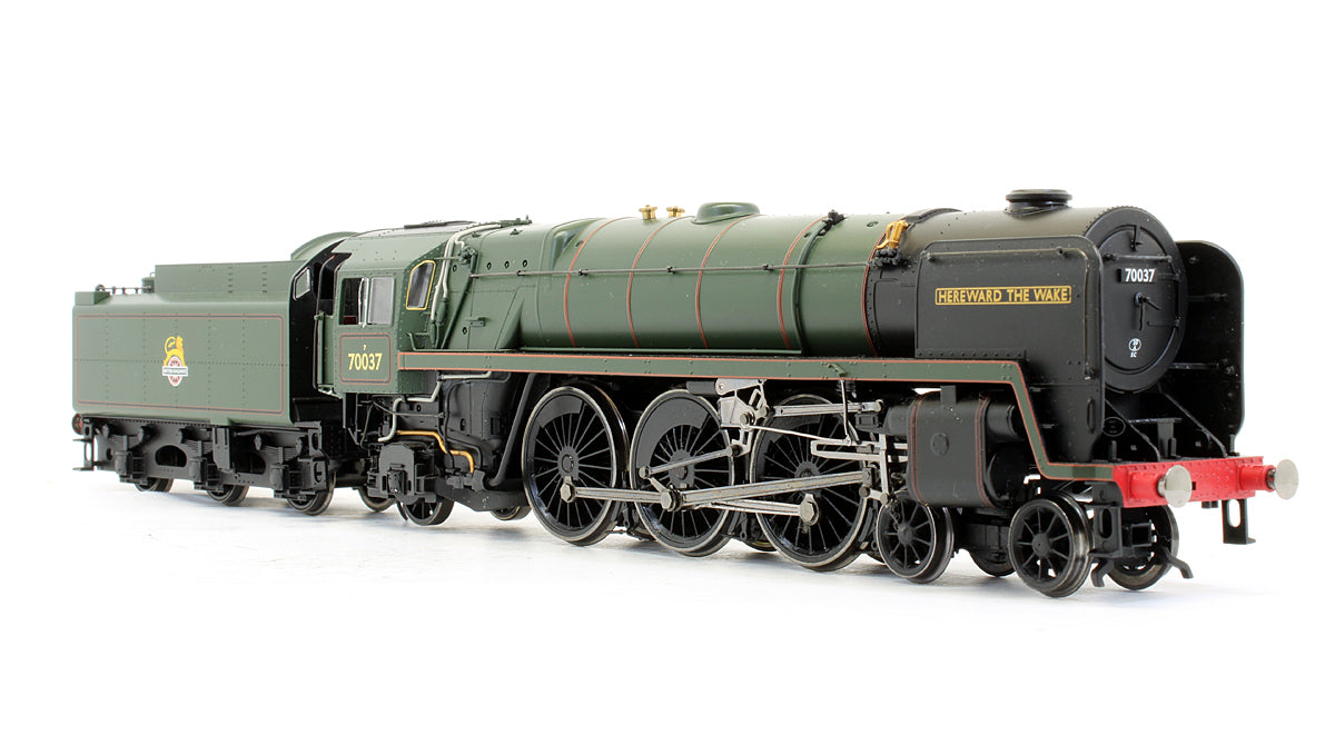 Pre-Owned BR Green 4-6-2 Britannia Class 'Hereward The Wake' 70037 Steam Locomotive