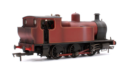 Custom Weathered Kerr, Stuart 'Victory' 0-6-0T Locomotive in Lined Maroon