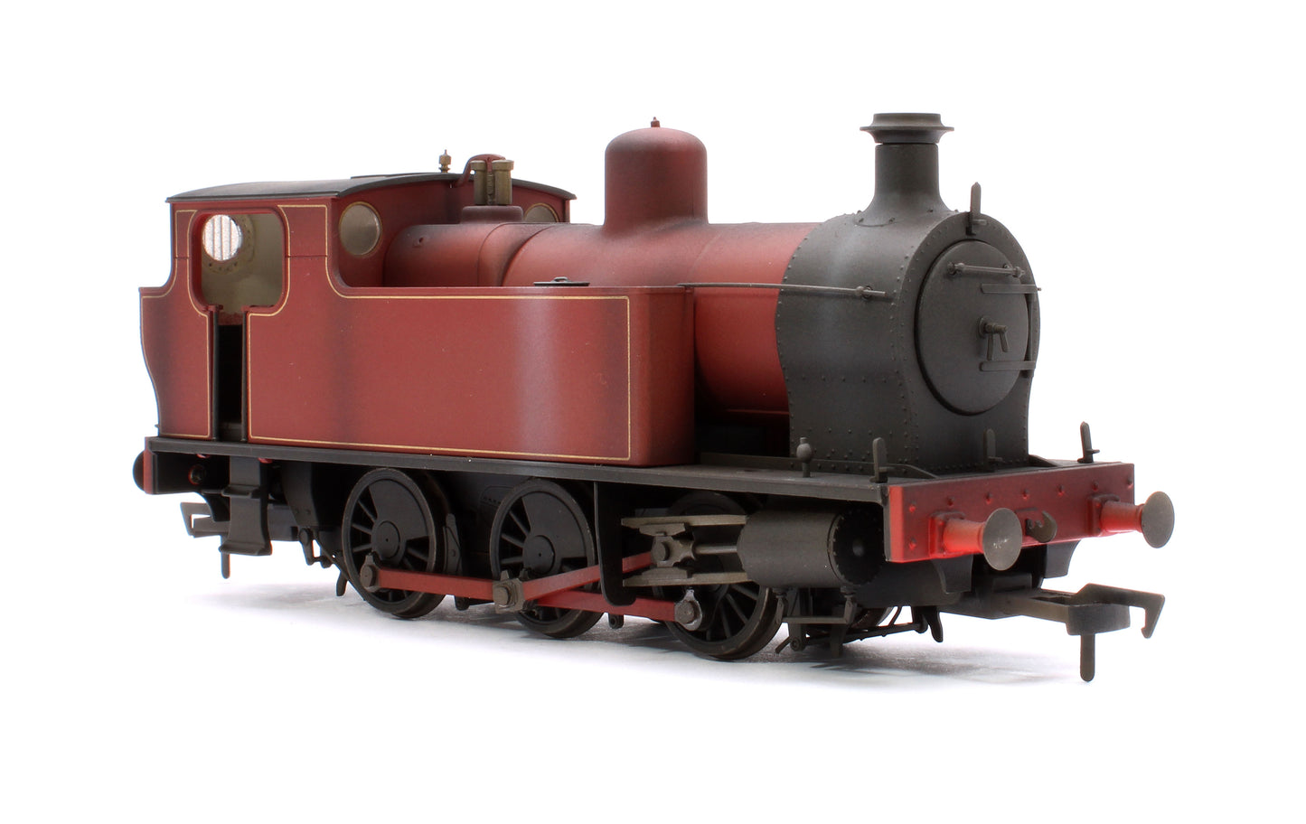 Custom Weathered Kerr, Stuart 'Victory' 0-6-0T Locomotive in Lined Maroon