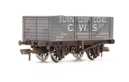 Pre-Owned 7 Plank Wagon C.W.S 'Burn COOP Coal' No.2519 - Weathered - Limited Edition