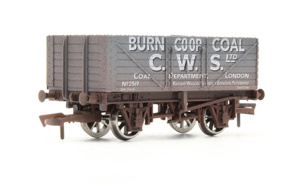 Pre-Owned 7 Plank Wagon C.W.S 'Burn COOP Coal' No.2519 - Weathered - Limited Edition