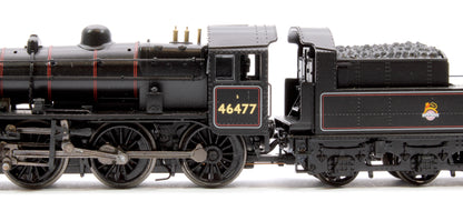 LMS Ivatt 2MT 46477 BR Lined Black (Early Emblem) Steam Locomotive - Sound Fitted