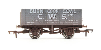 Pre-Owned 7 Plank Wagon C.W.S 'Burn COOP Coal' No.2519 - Weathered - Limited Edition