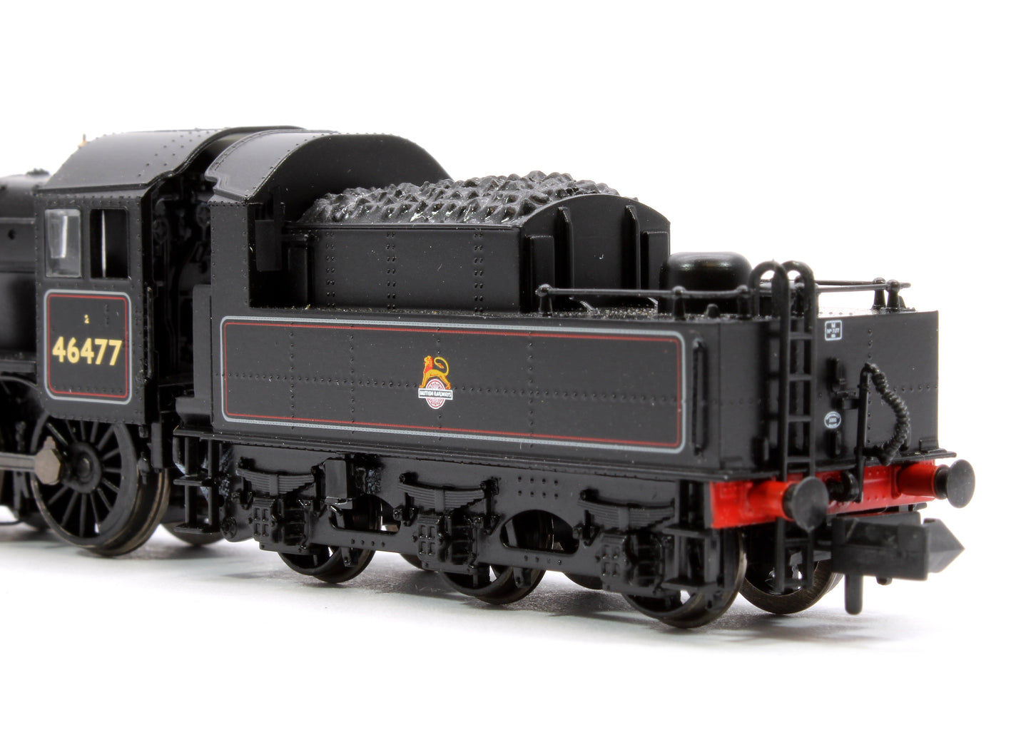 LMS Ivatt 2MT 46477 BR Lined Black (Early Emblem) Steam Locomotive - Sound Fitted