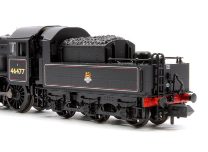 LMS Ivatt 2MT 46477 BR Lined Black (Early Emblem) Steam Locomotive