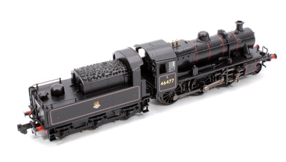 LMS Ivatt 2MT 46477 BR Lined Black (Early Emblem) Steam Locomotive