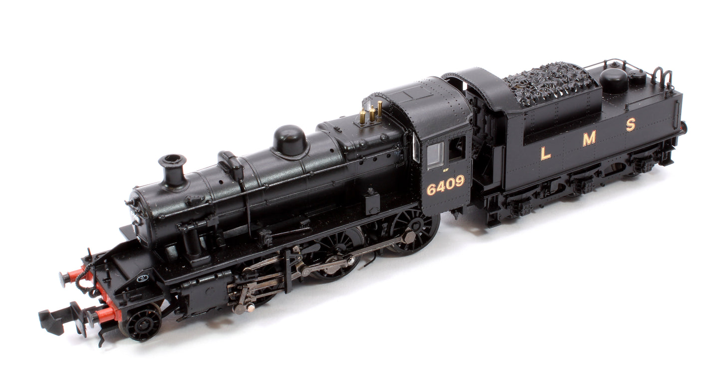 LMS Ivatt 2MT 6409 LMS Black Steam Locomotive - Sound Fitted