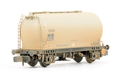 Pre-Owned Set Of 3 PCA wagons Metalair Grey (Weathered)