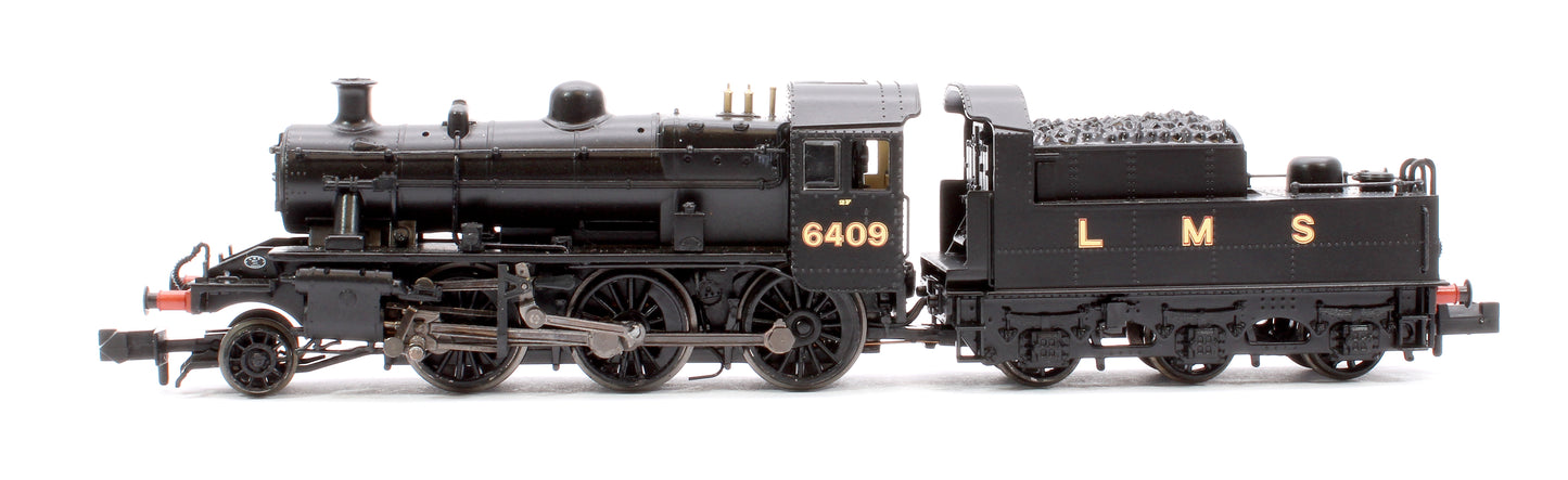 LMS Ivatt 2MT 6409 LMS Black Steam Locomotive - Sound Fitted