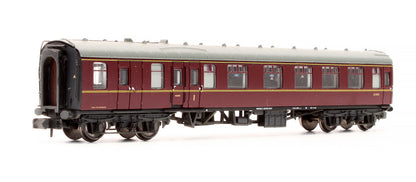 Pre-Owned 374-084A MK1 BCK Brake Corridor Coach BR Maroon E21011 - Weathered
