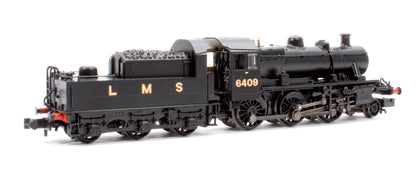 LMS Ivatt 2MT 6409 LMS Black Steam Locomotive - Sound Fitted