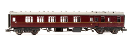 Pre-Owned 374-084A MK1 BCK Brake Corridor Coach BR Maroon E21011 - Weathered