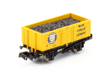 Pre-Owned 7 Plank Wagon 'Blue Circle' No.173