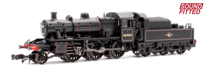 Pre-Owned 372-628BSF LMS Ivatt 2MT 46464 BR Lined Black (Late Crest) Steam Locomotive - Sound Fitted