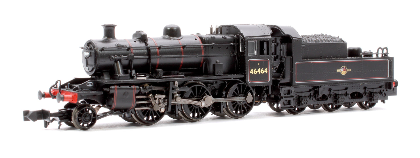 LMS Ivatt 2MT 46464 BR Lined Black (Late Crest) Steam Locomotive