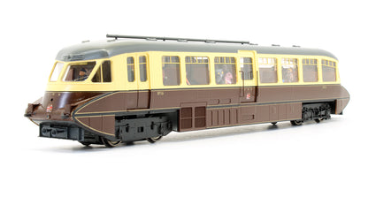 Pre-Owned Streamlined Railcar No16 Lined Chocolate and Cream GWR Twin Cities - DCC Sound