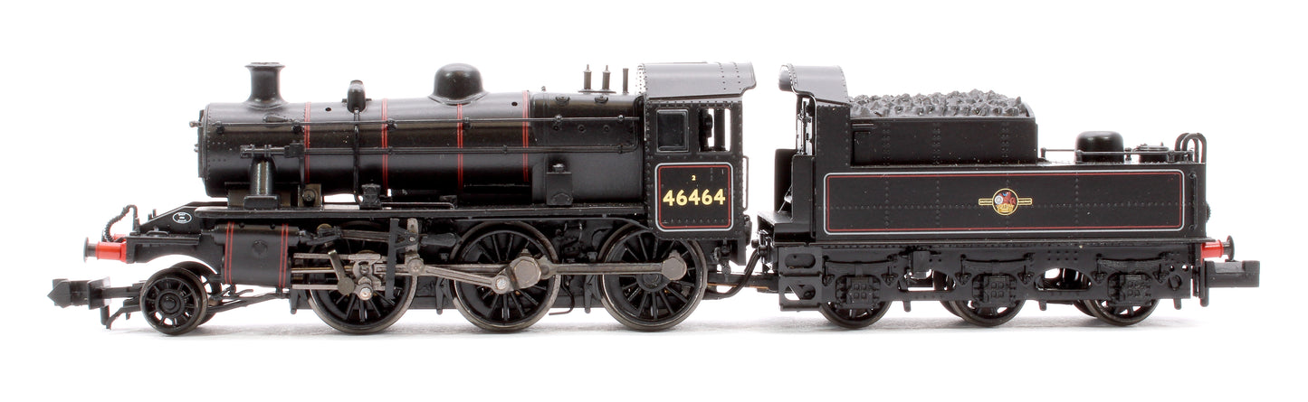 LMS Ivatt 2MT 46464 BR Lined Black (Late Crest) Steam Locomotive