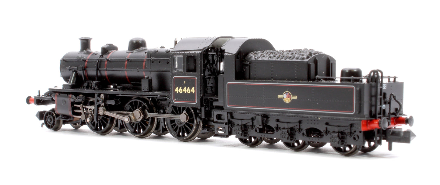 Pre-Owned 372-628BSF LMS Ivatt 2MT 46464 BR Lined Black (Late Crest) Steam Locomotive - Sound Fitted
