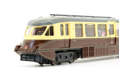 Pre-Owned Streamlined Railcar No16 Lined Chocolate and Cream GWR Twin Cities - DCC Sound