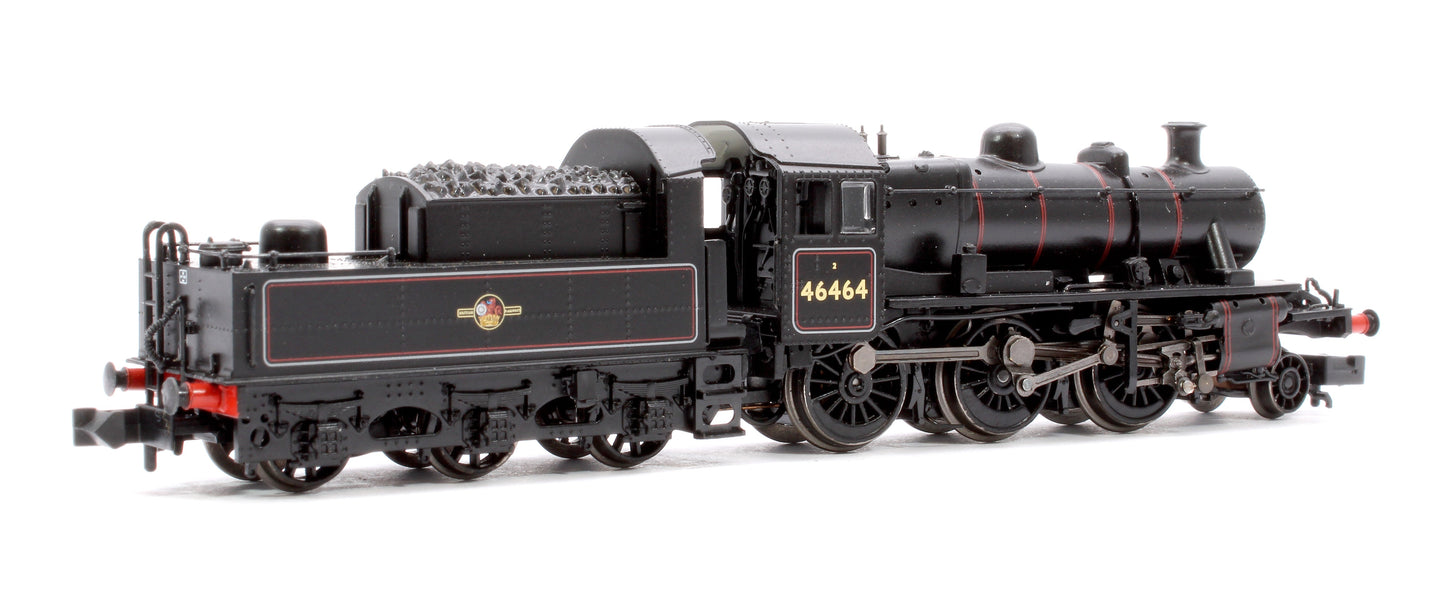 Pre-Owned 372-628BSF LMS Ivatt 2MT 46464 BR Lined Black (Late Crest) Steam Locomotive - Sound Fitted