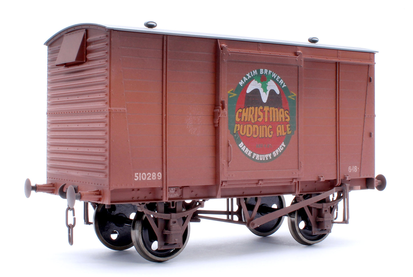 LMS 12t Van Christmas Pudding Ale - Weathered