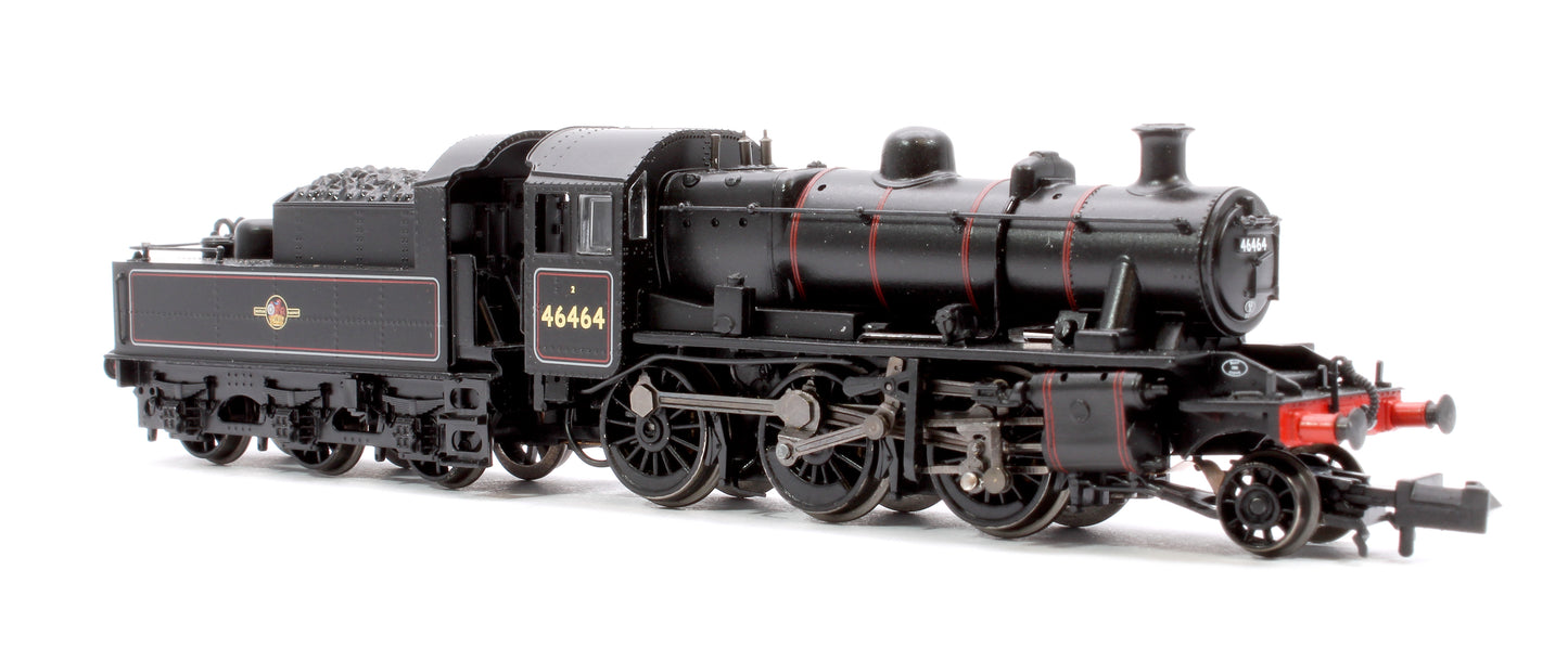 LMS Ivatt 2MT 46464 BR Lined Black (Late Crest) Steam Locomotive