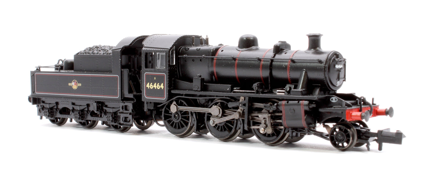 Pre-Owned 372-628BSF LMS Ivatt 2MT 46464 BR Lined Black (Late Crest) Steam Locomotive - Sound Fitted