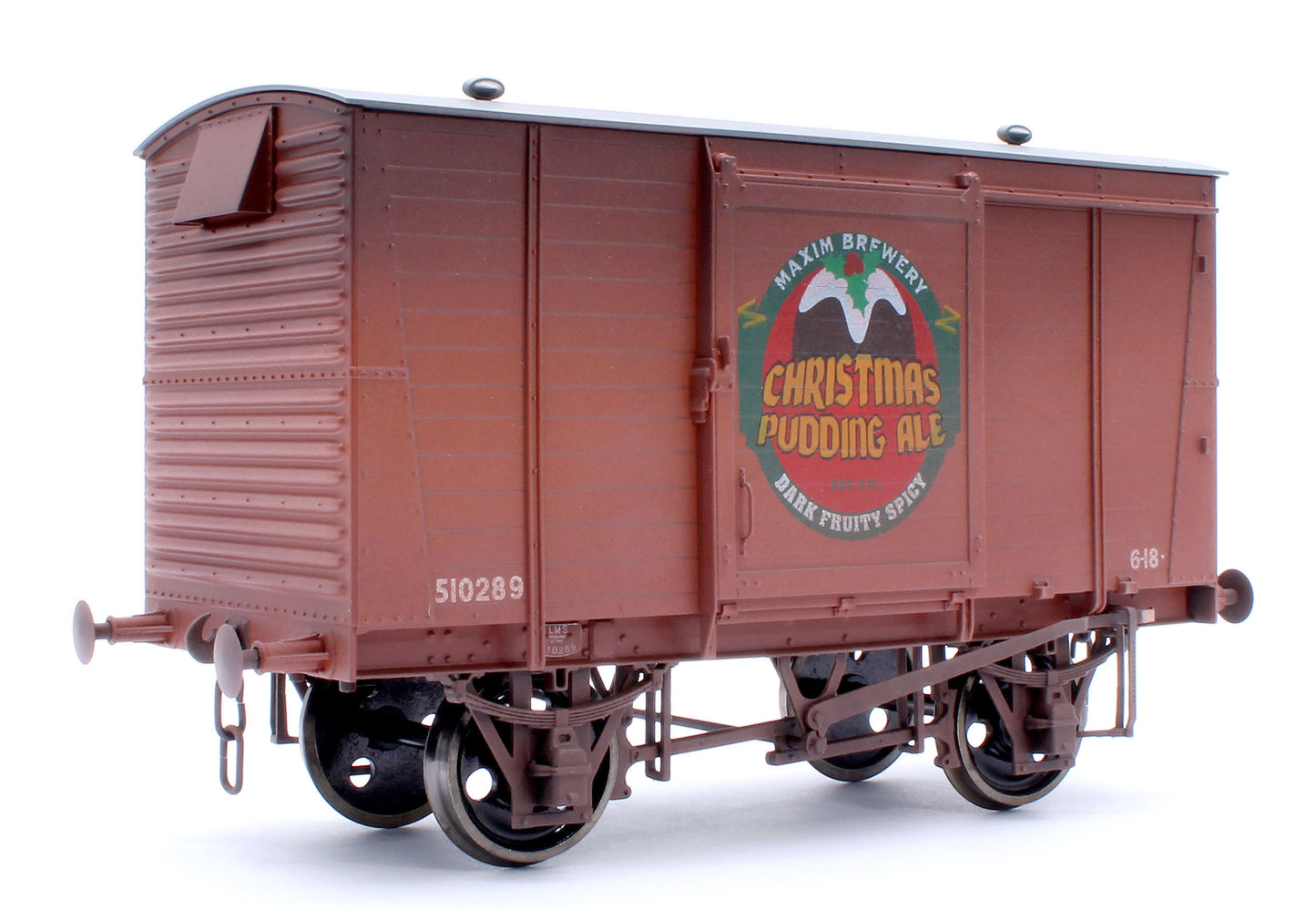 LMS 12t Van Christmas Pudding Ale - Weathered