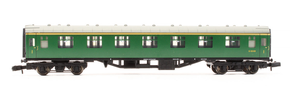 Pre-Owned 374-151 MK1 FK Corridor First Coach BR (SR) Green S13143