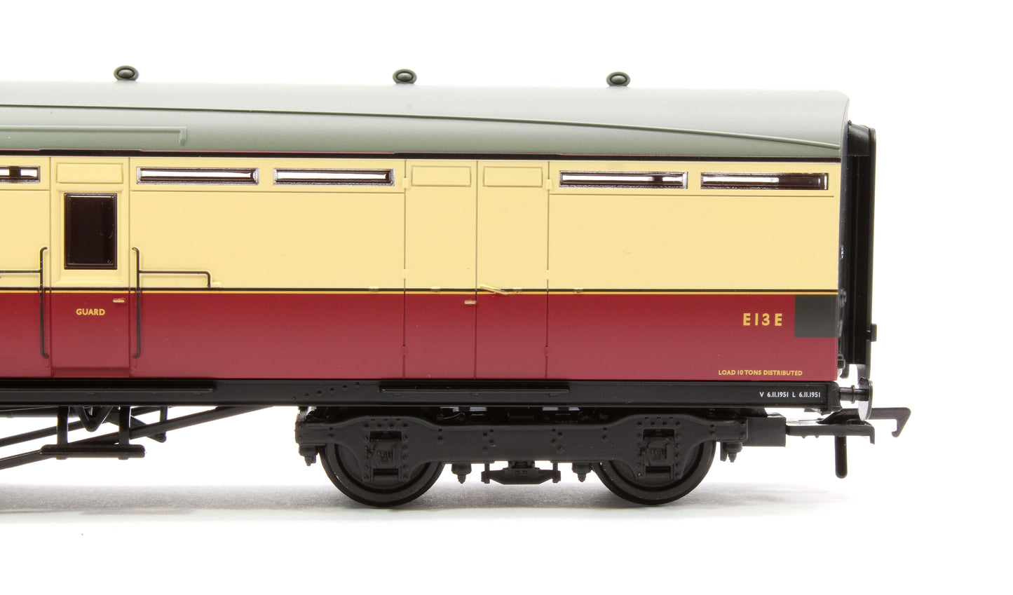 Pre-Owned LNER Thompson Full Brake BR Crimson & Cream No. E13E