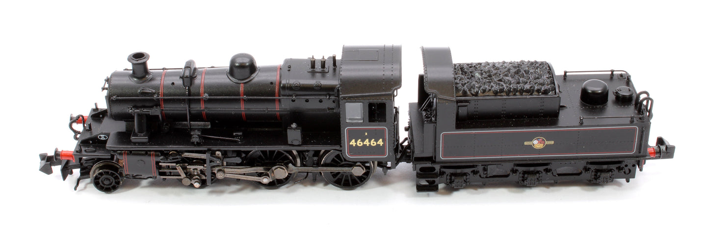 Pre-Owned 372-628BSF LMS Ivatt 2MT 46464 BR Lined Black (Late Crest) Steam Locomotive - Sound Fitted