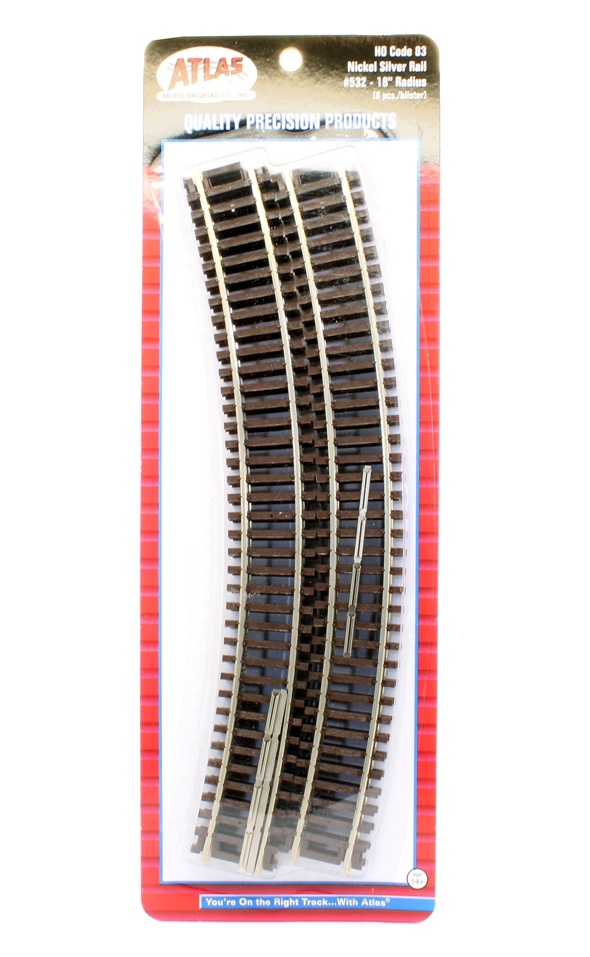 S5232 Rails Atlas Pre-Owned 532Code 83 Nickel Silver Rail 18