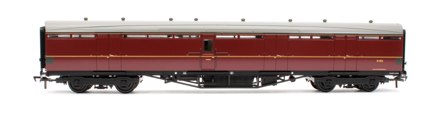 LNER Thompson Full Brake BR Maroon No. E19E