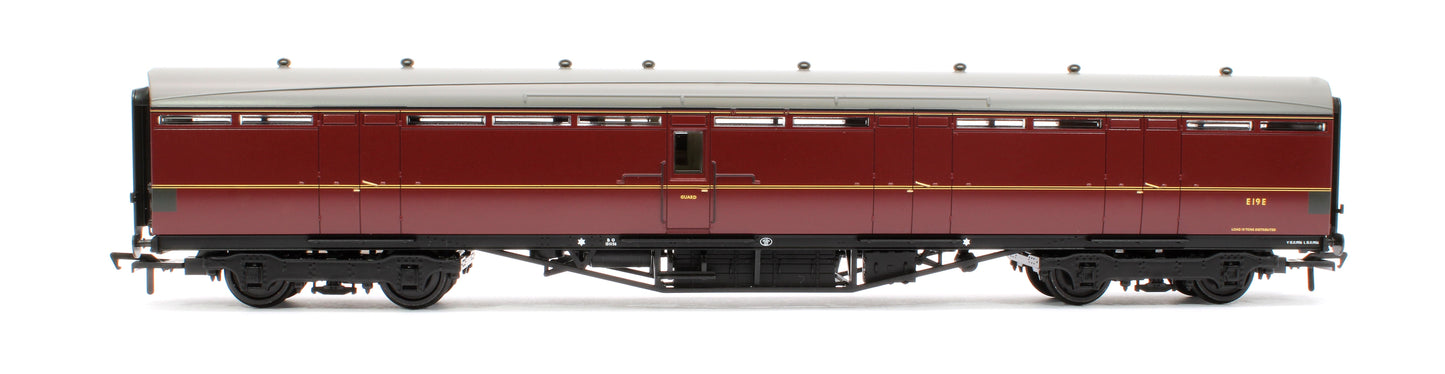 Pre-Owned 34-362A LNER Thompson Full Brake BR Maroon No. E19E