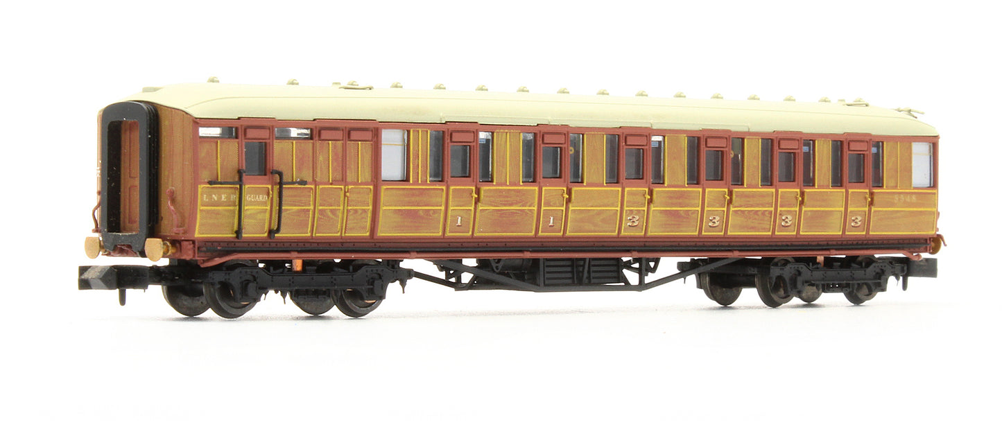 Pre-Owned LNER Gresley Teak Brake Coach '5548'