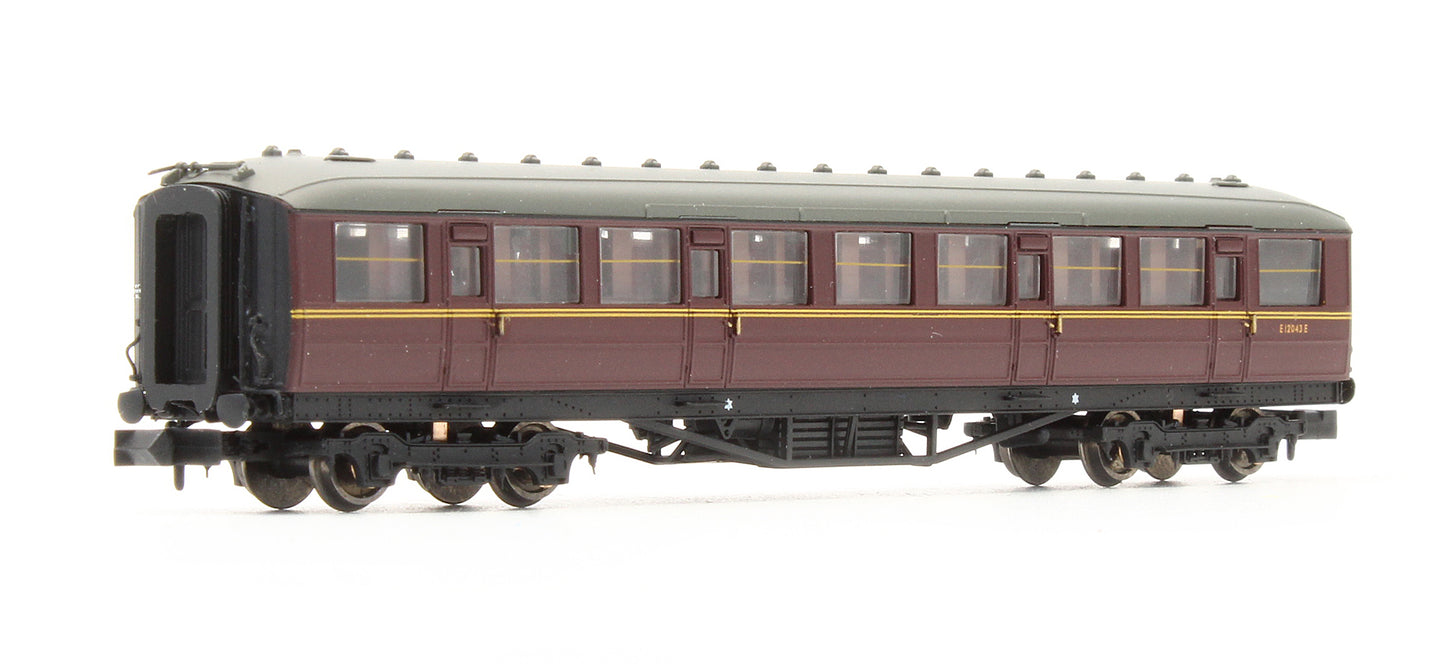 Pre-Owned BR Maroon Gresley 2nd Class Coach 'E12043E'