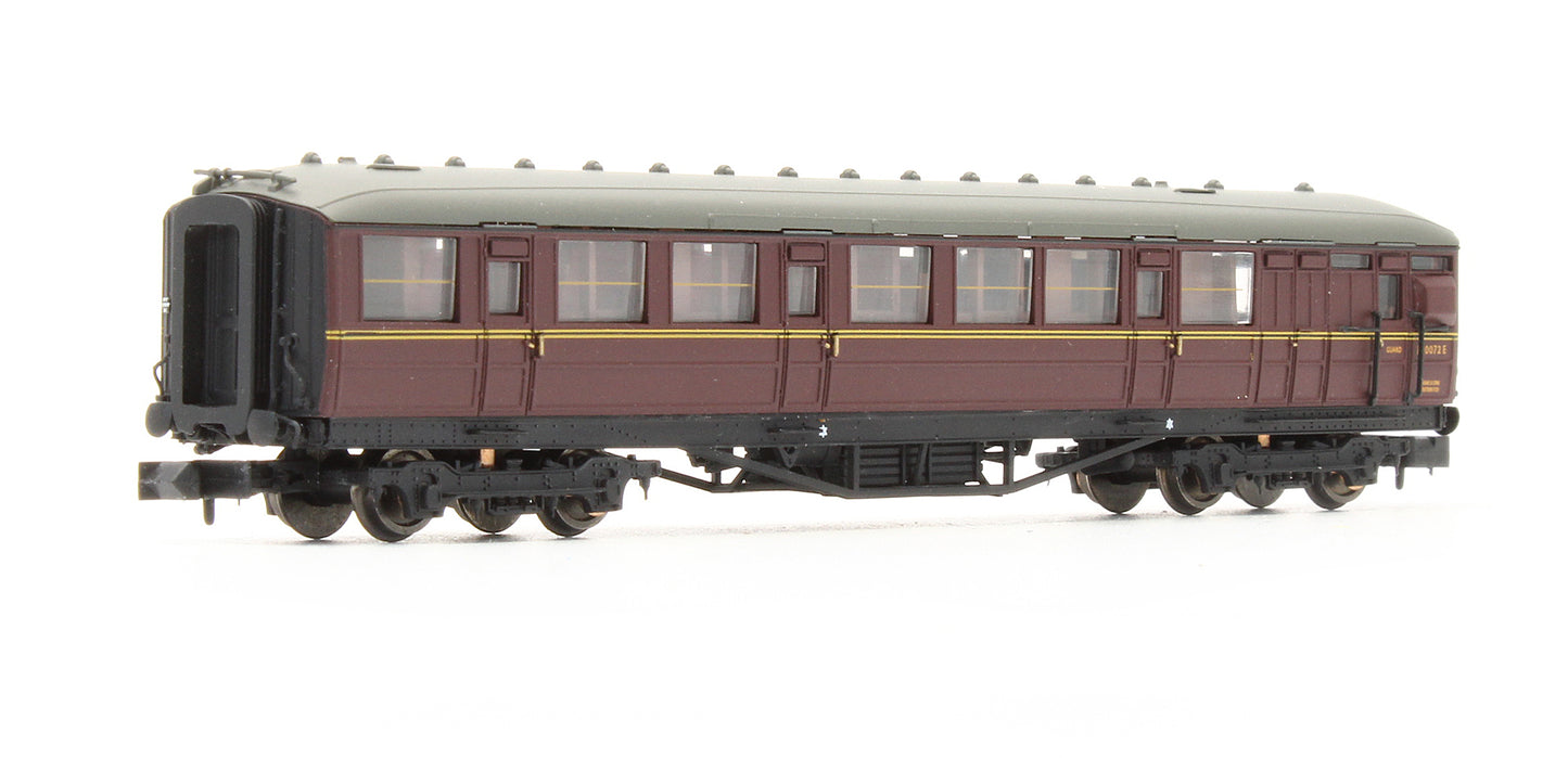 Pre-Owned BR Maroon Gresley Brake Coach 'E10072E'