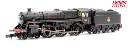 BR Standard 5MT with BR1B Tender 73100 BR Lined Black (Early Emblem) Steam Locomotive - Sound Fitted