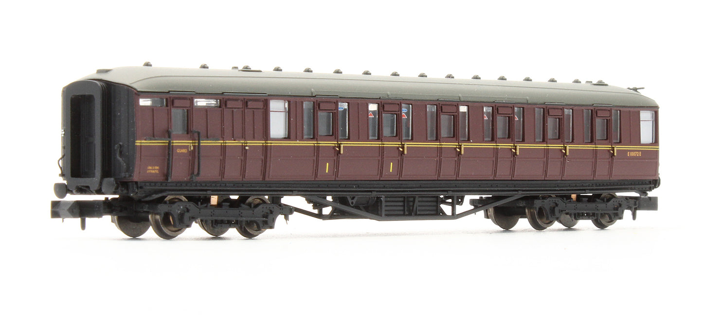 Pre-Owned BR Maroon Gresley Brake Coach 'E10072E'