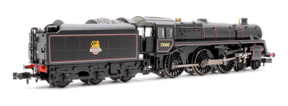 BR Standard 5MT with BR1B Tender 73100 BR Lined Black (Early Emblem) Steam Locomotive