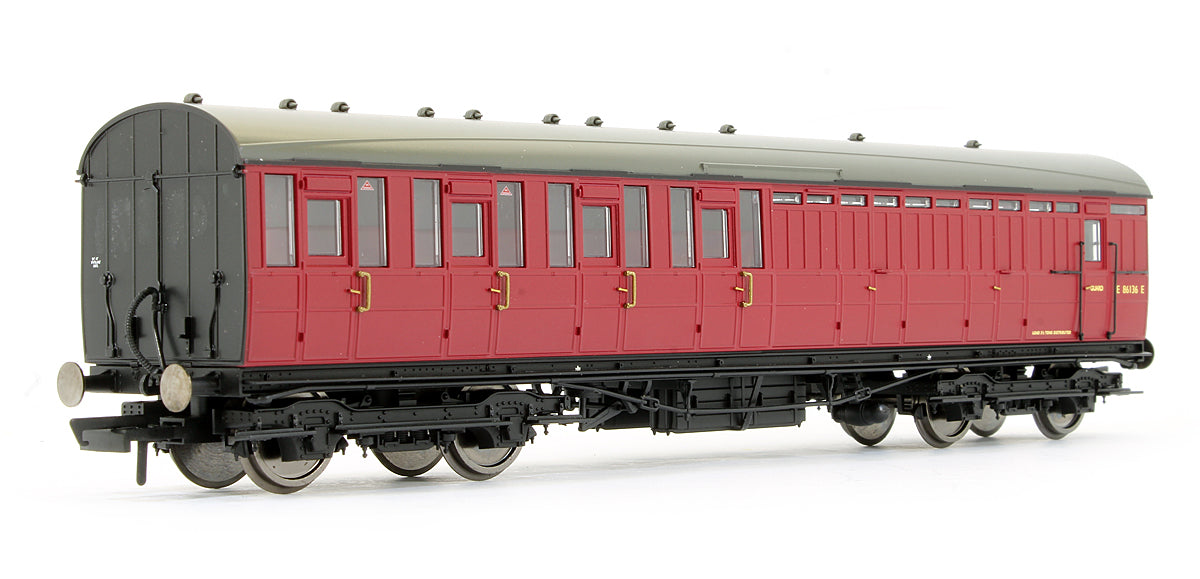 Pre-Owned R4522 BR Gresley Suburban 3rd Class Brake Coach 'E86136E'