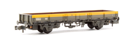 BR ZAA 'Pike' Open Wagon BR Engineers Grey & Yellow No.DC460019 - Weathered