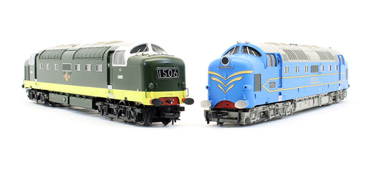 Pre-Owned Deltic Prototype DP1 Diesel Locomotive & BR Green Class 55 Deltic 9002 - Limited Edition